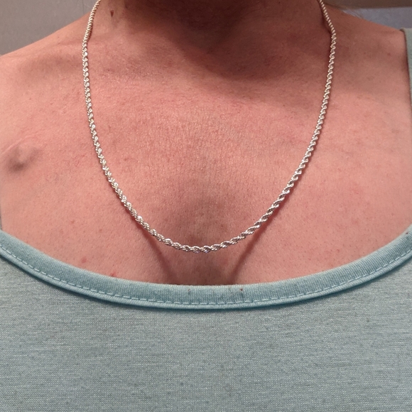 Silver Rope Chain - Picture 2 of 6